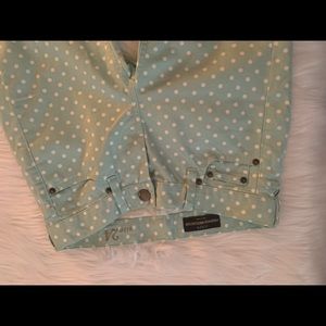 J Crew polka dot skinny legs jeans